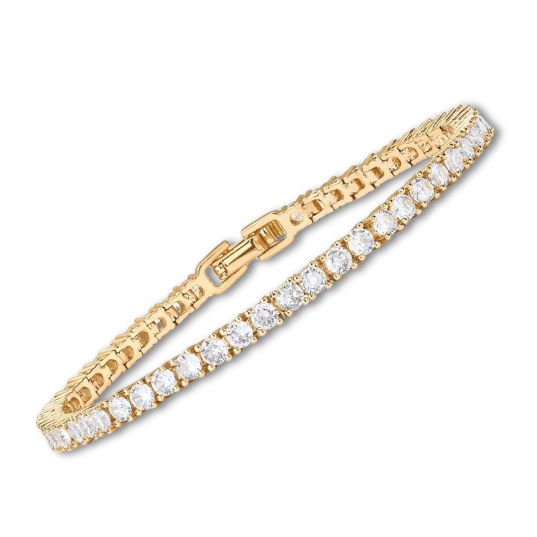 Tennis bracelet | Gold by Rose & Oliver - product image 1